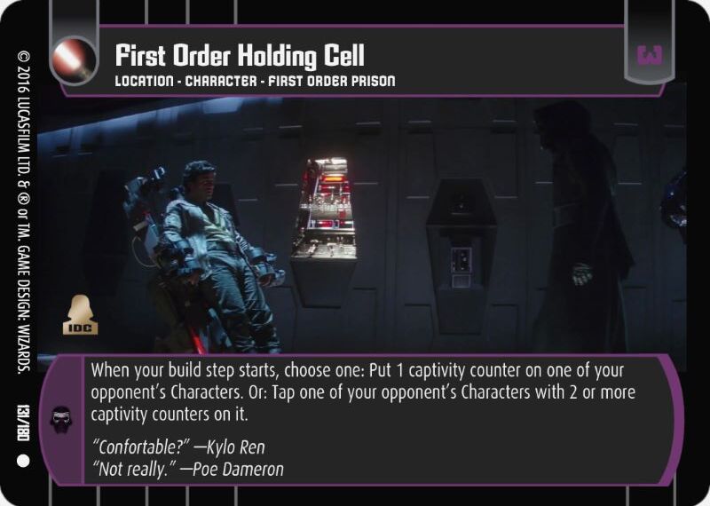 First Order Holding Cell
