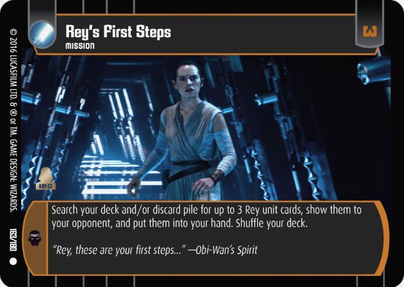 Rey's First Steps