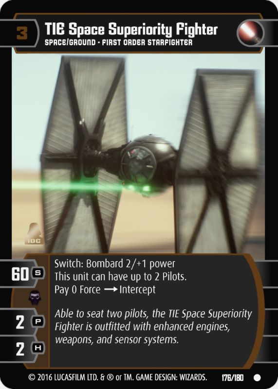 TIE Space Superiority Fighter