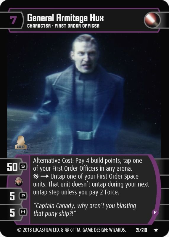 General Armitage Hux (F)