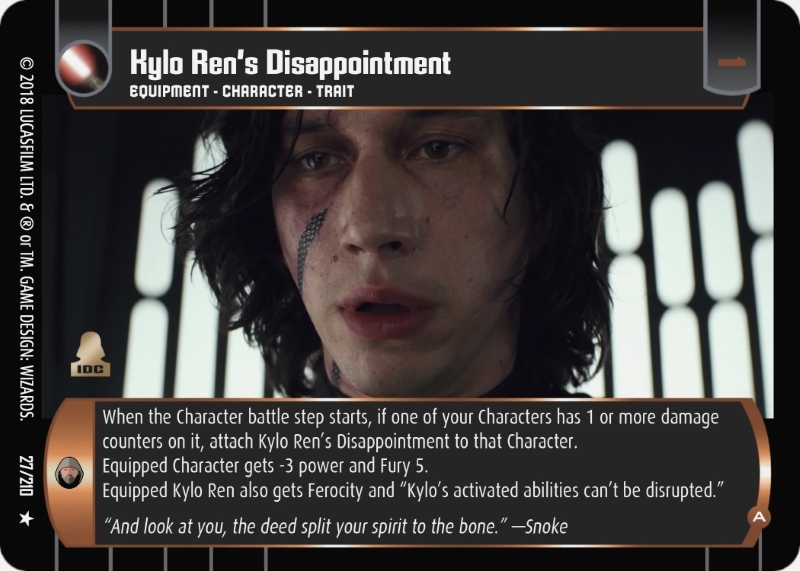 Kylo Ren's Disappointment (A)