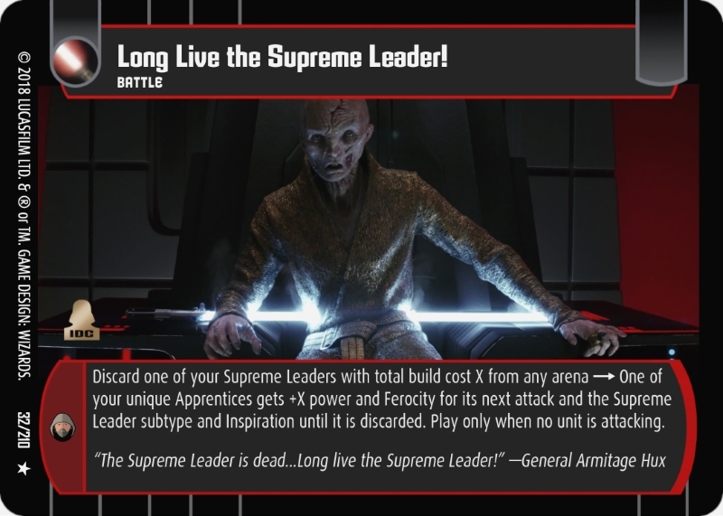 Long Live the Supreme Leader!