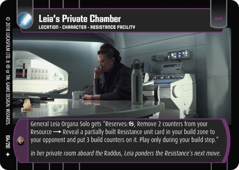 Leia's Private Chamber