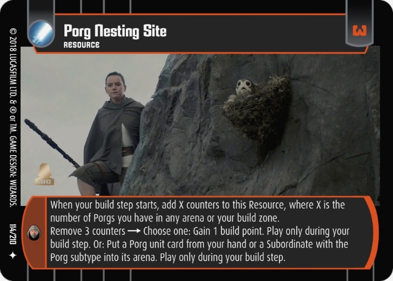 Porg Nesting Site