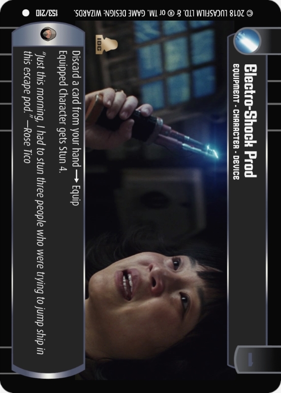 Electro-Shock Prod : A Equipment type card for Star Wars Trading Card Game (SWTCG)