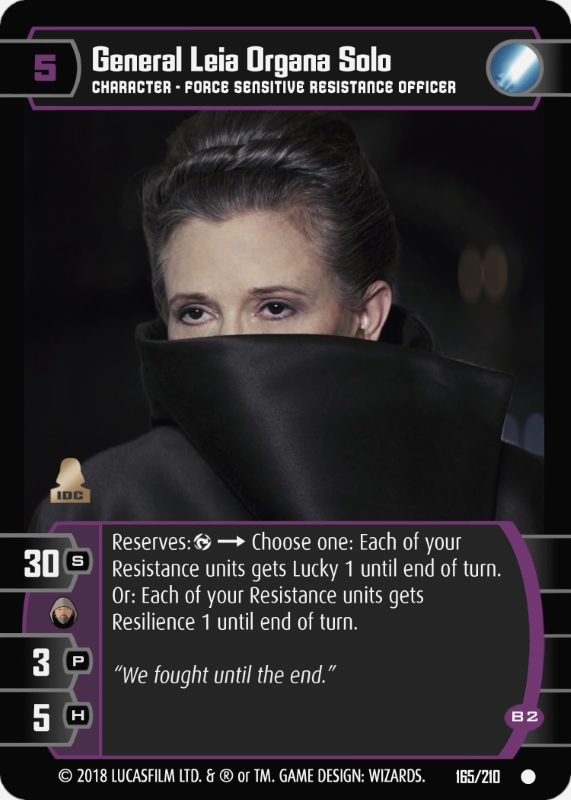 General Leia Organa Solo (B2)