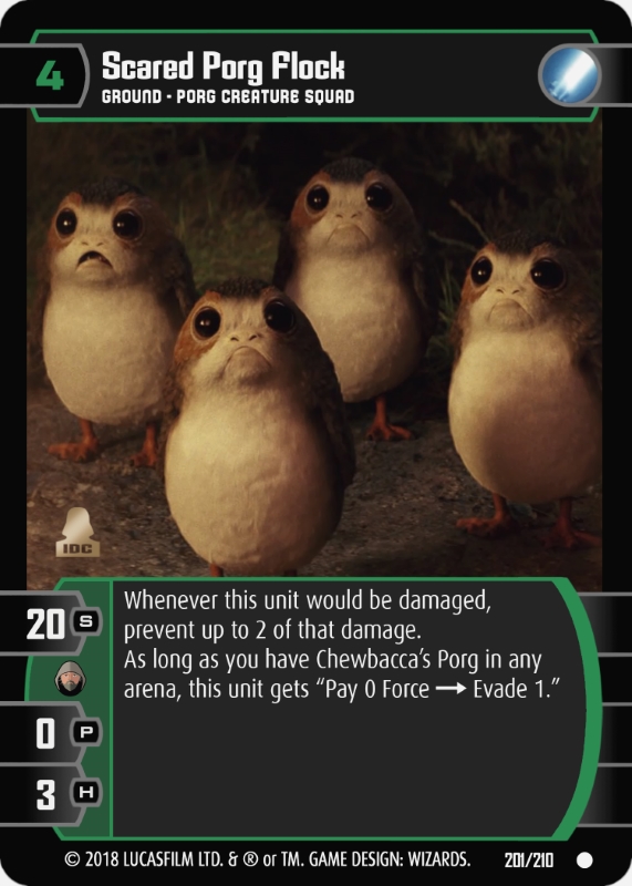 Scared Porg Flock