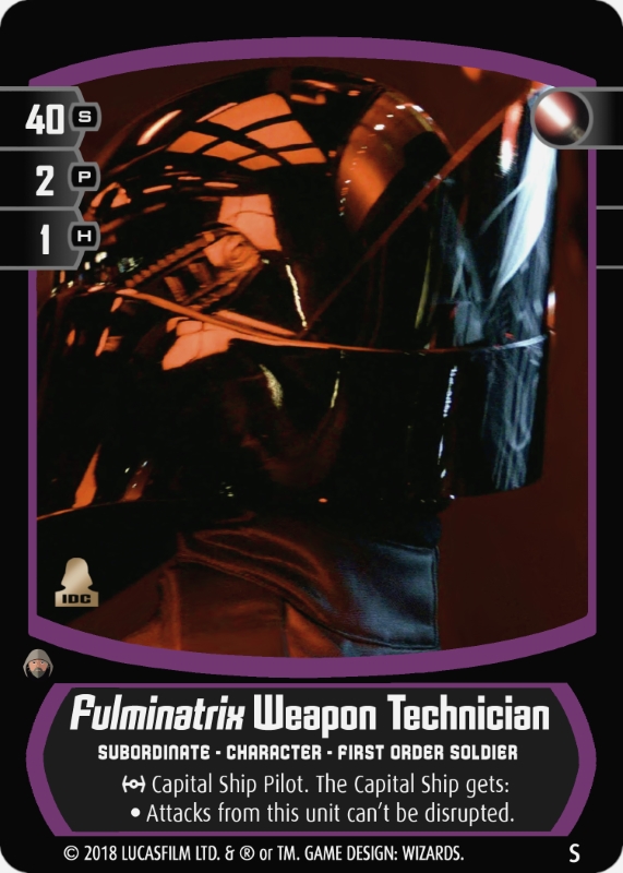 Fulminatrix Weapon Technician
