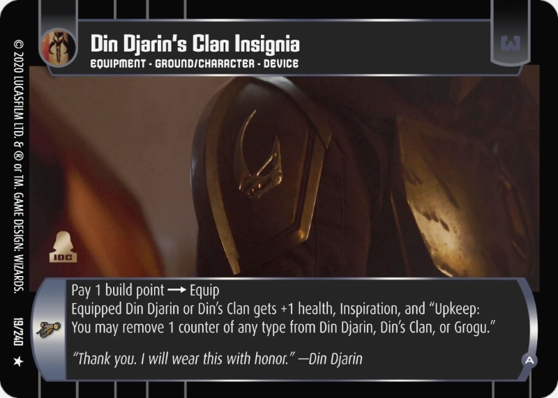 Din Djarin's Clan Insignia (A)