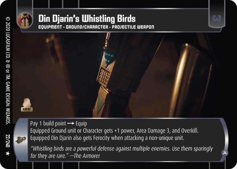 Din Djarin's Whistling Birds (A)