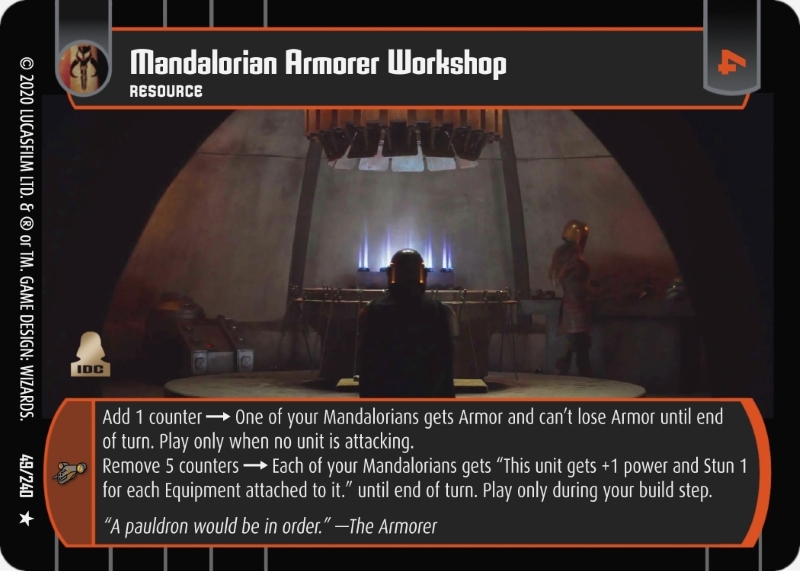 Mandalorian Armorer Workshop