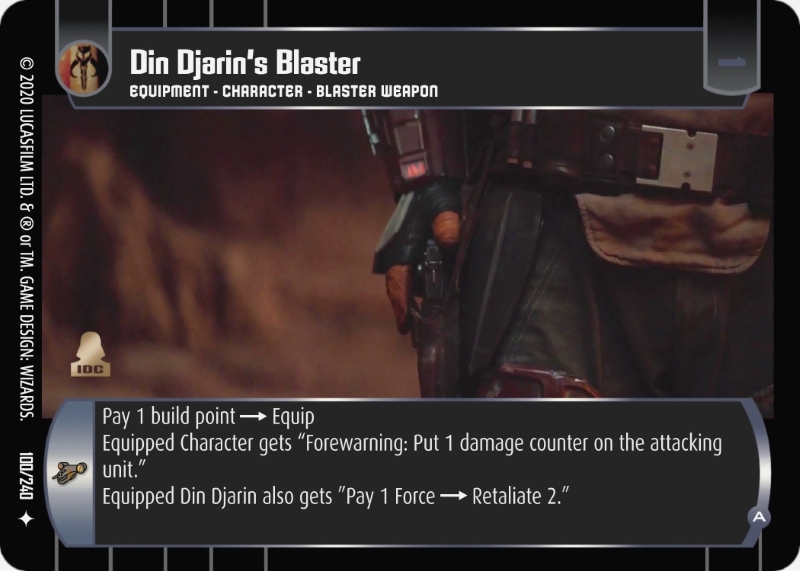 Din Djarin's Blaster (A)