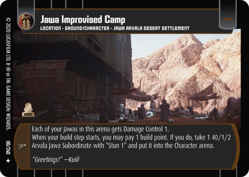 Jawa Improvised Camp