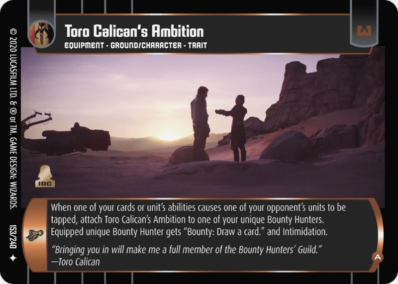 Toro Calican's Ambition (A)