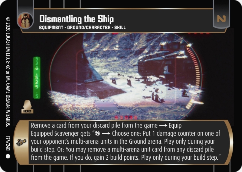 Dismantling the Ship