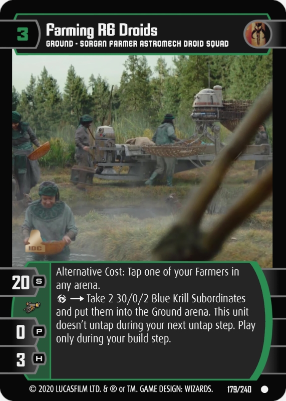 Farming R6 Droids