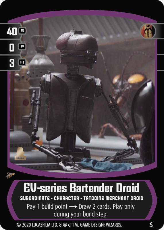 EV-series Bartender Droid