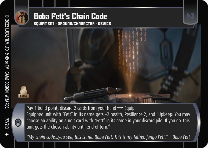 Boba Fett's Chain Code (A)