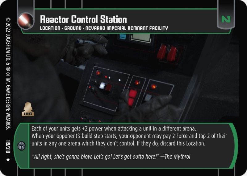 Reactor Control Station