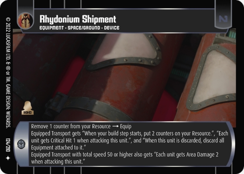 Rhydonium Shipment