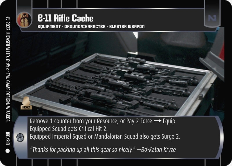 E-11 Rifle Cache