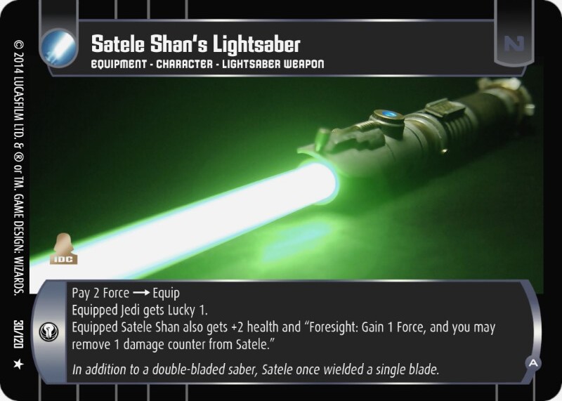 Satele Shan's Lightsaber (A)