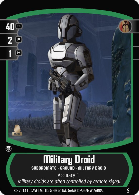 Military Droid 40-2-1 with Accuracy