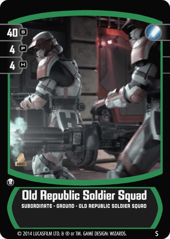 Old Republic Soldier Squad 40-4-4 Ground