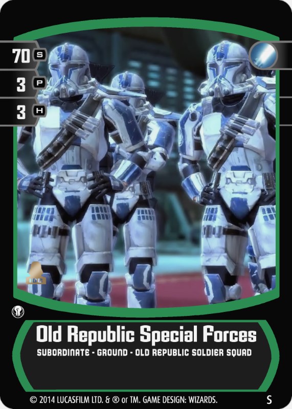 Old Republic Special Forces 70-3-3 Ground