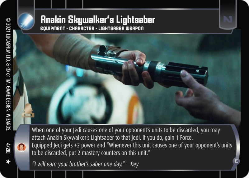 Anakin Skywalker's Lightsaber
