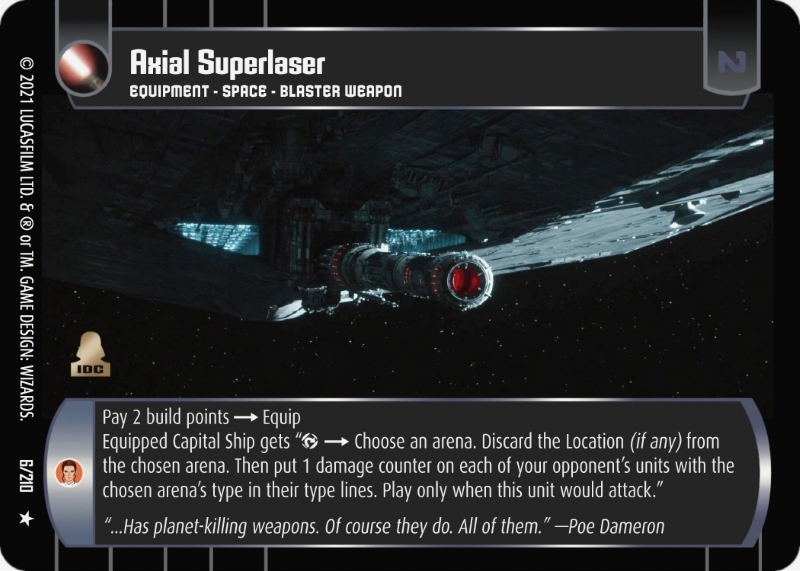 Axial Superlaser