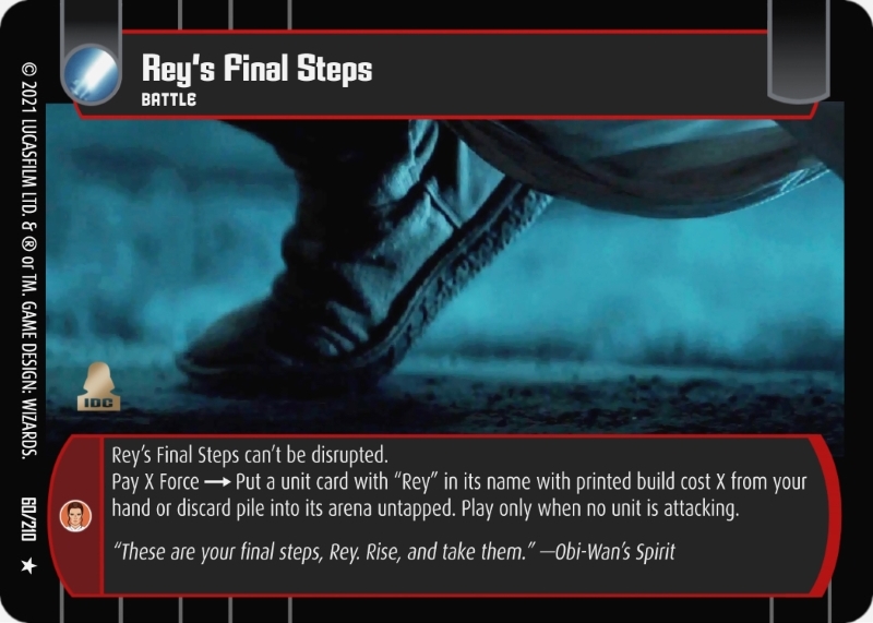 Rey's Final Steps