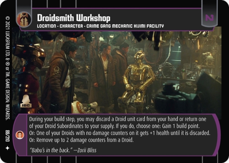 Droidsmith Workshop