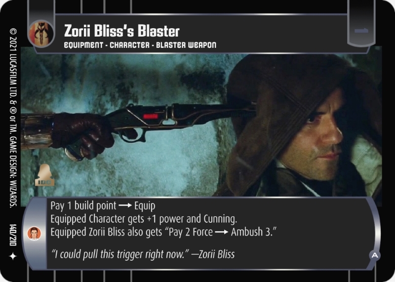 Zorii Bliss's Blaster (A)