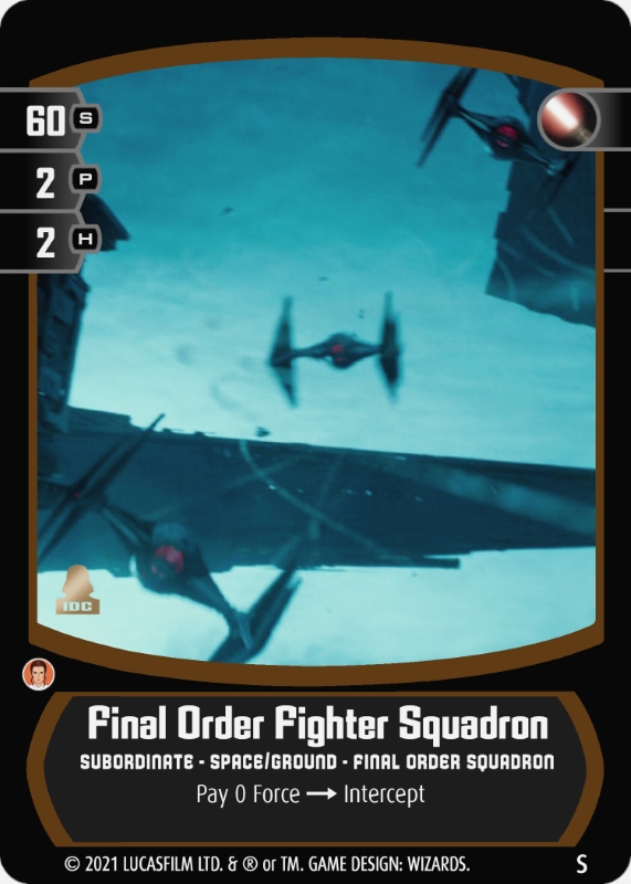 Final Order Fighter Squadron