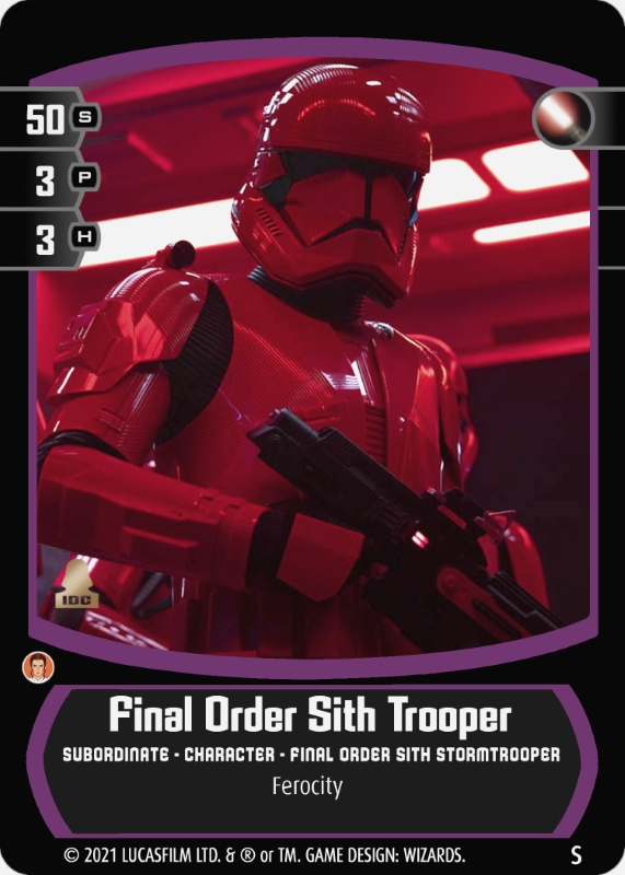 Final Order Sith Trooper
