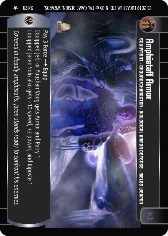 Amphistaff Armor : A Equipment type card for Star Wars Trading Card Game (SWTCG)
