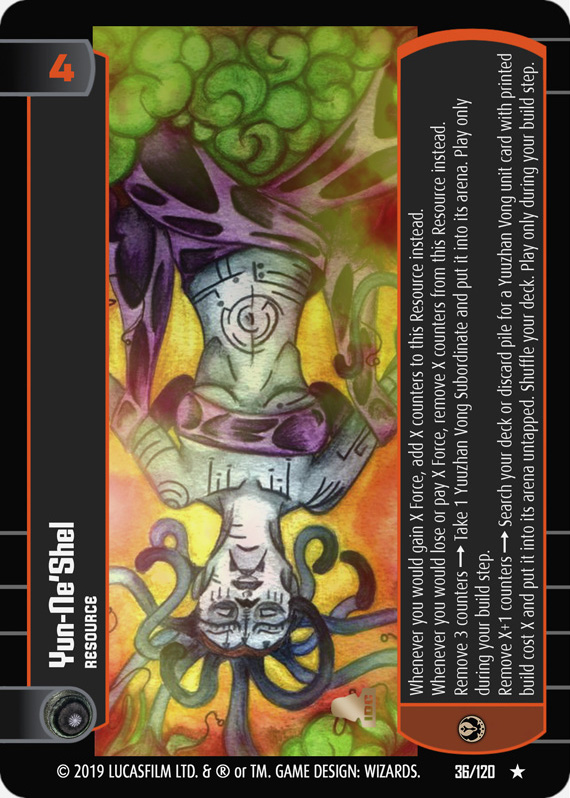 Yun-Ne'Shel : A Resource type card for Star Wars Trading Card Game (SWTCG)