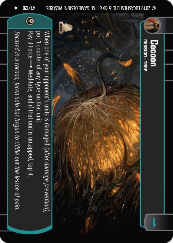 Cocoon : A Mission type card for Star Wars Trading Card Game (SWTCG)