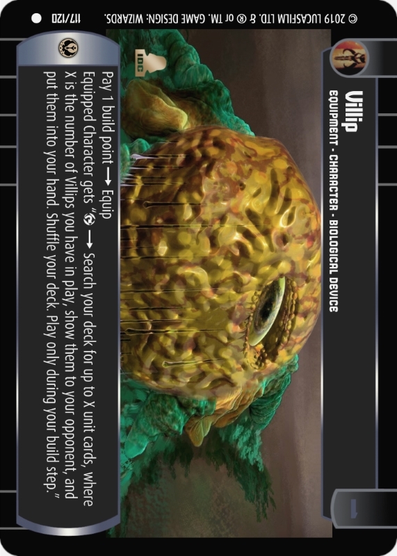 Villip : A Equipment type card for Star Wars Trading Card Game (SWTCG)