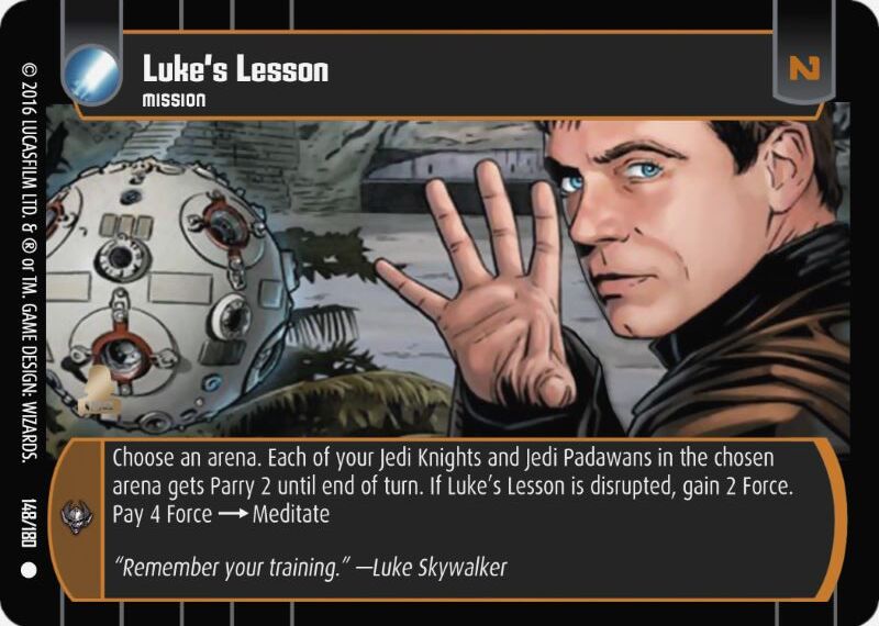 Luke's Lesson