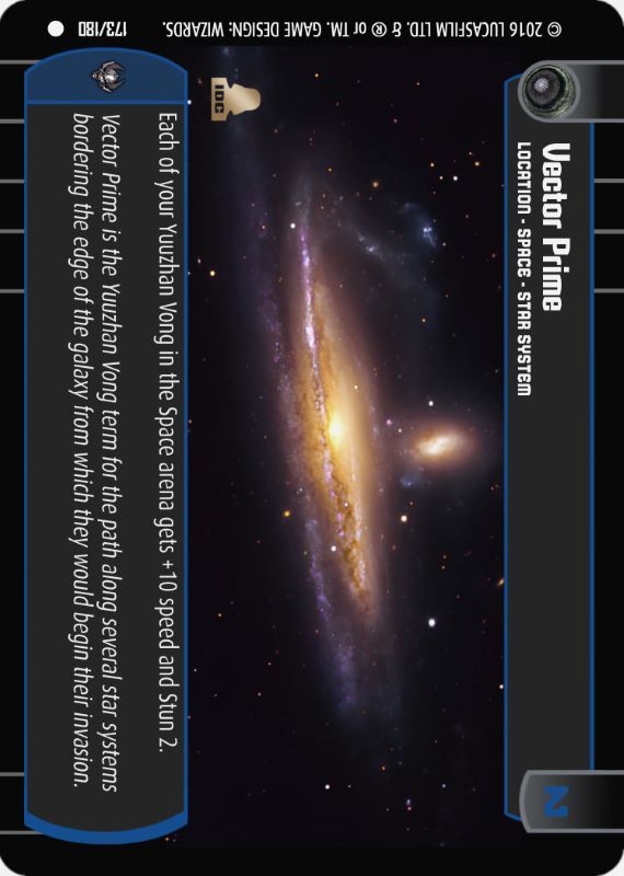 Vector Prime : A Location type card for Star Wars Trading Card Game (SWTCG)